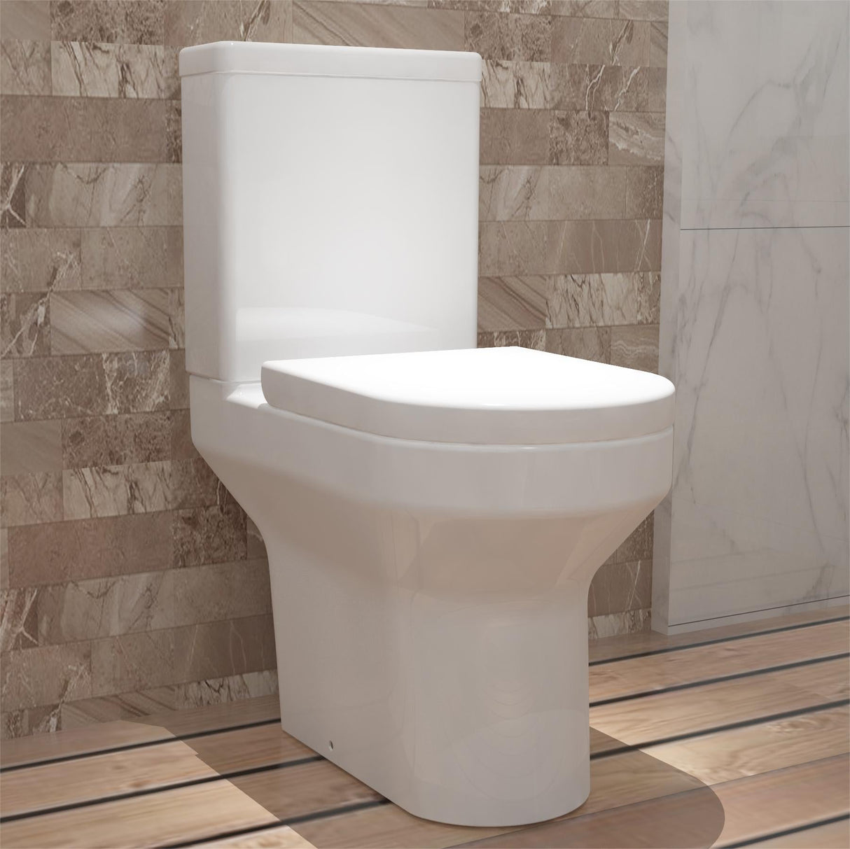 Modern Splash Wall Toilet White-TO-A032+TO-B032