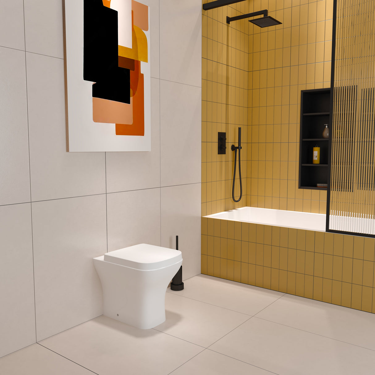 Modern Splash Wall Toilet White-TO-A051