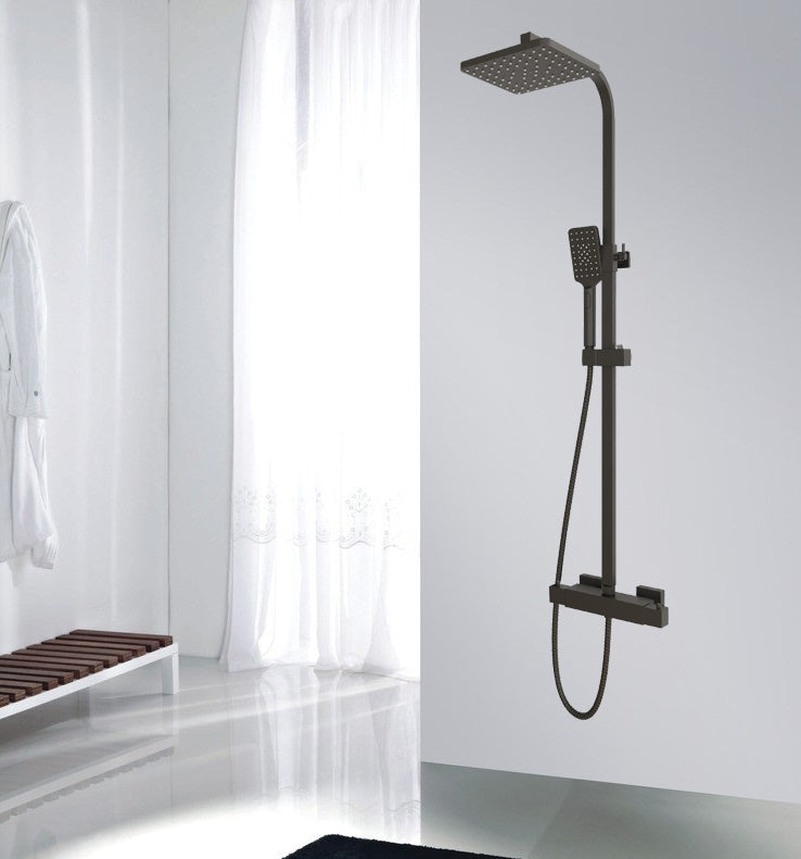 Modern Splash Chrome Thermostatic Shower Mixer-H-27H
