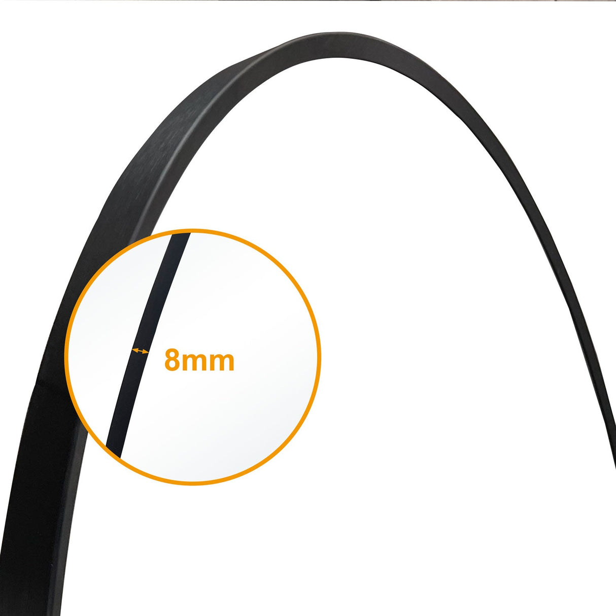 Modern Splash Round Mirror