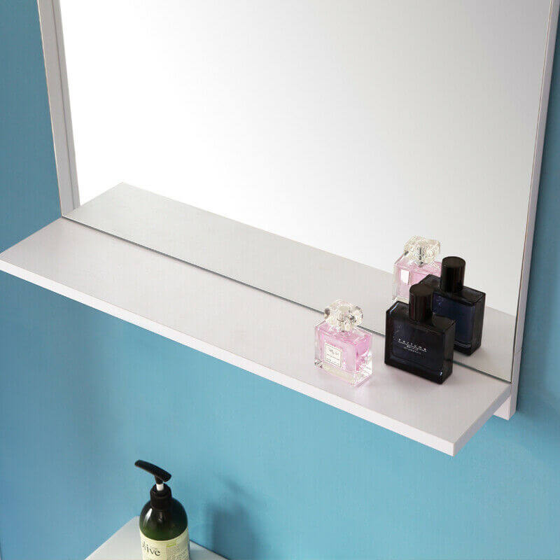 Modern Splash LED Rectangle Mirror