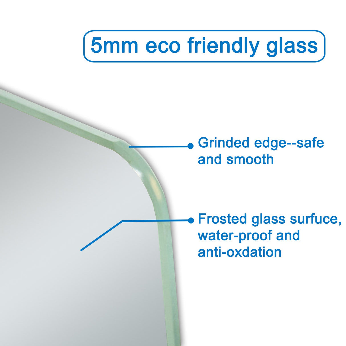 Modern Splash Bluetooth LED Mirror with Demister Pad 3x Magnifier