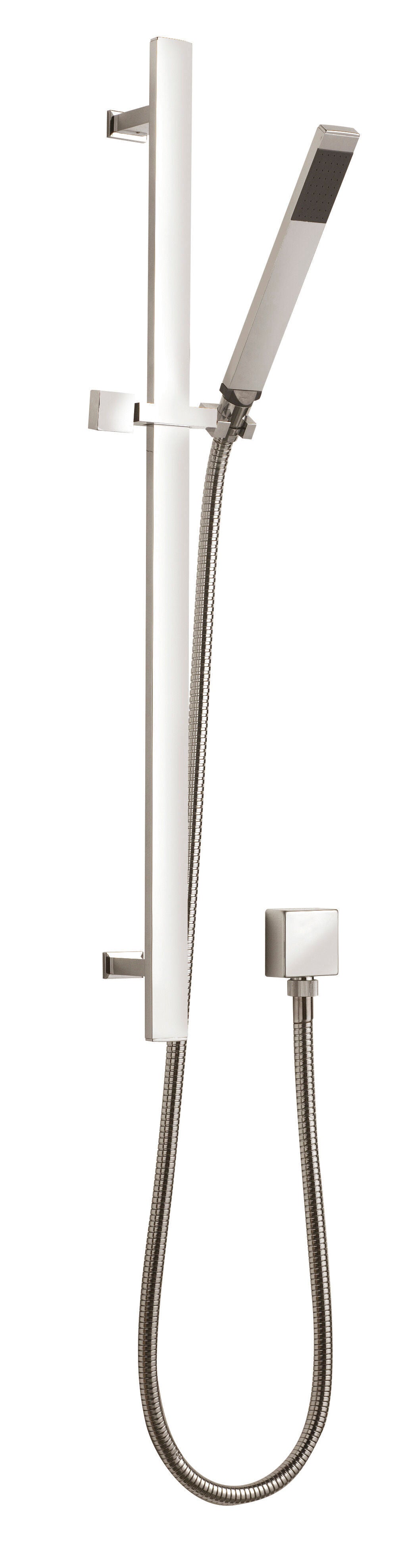 Modern Splash Chrome Shower Slide Rail Kit