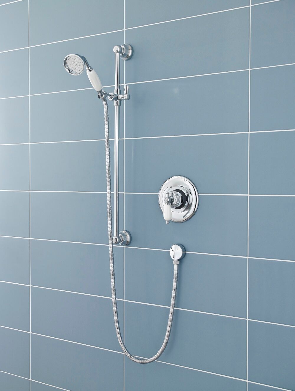 Chrome Shower Slide Rail Kit Slider Rail Kit