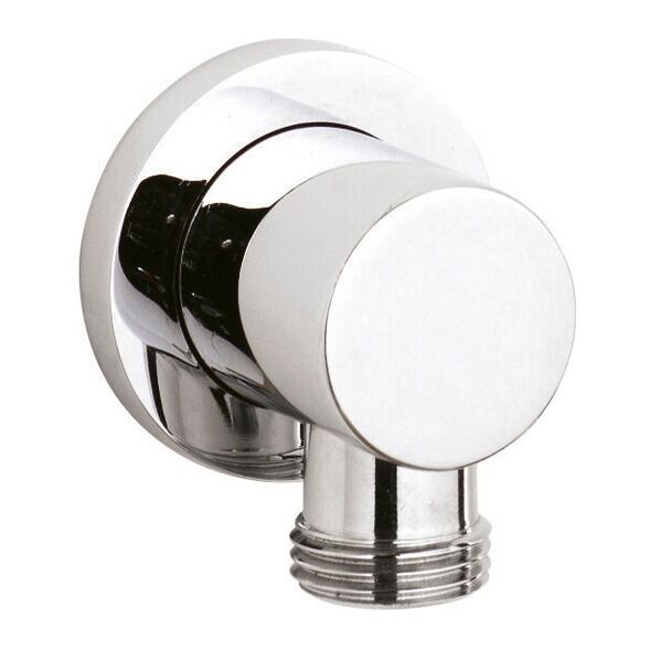 Modern Splash Chrome Shower Outlet Elbow