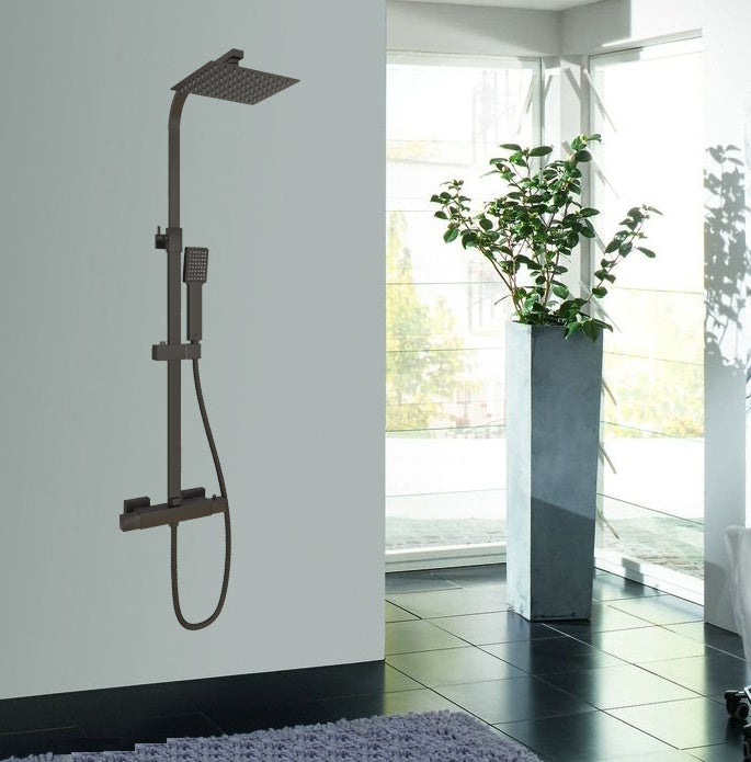 Modern Splash Chrome Thermostatic Shower Mixer-H-27H