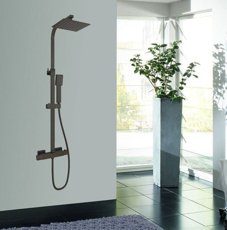 Modern Splash Chrome Thermostatic Shower Mixer-H-27H