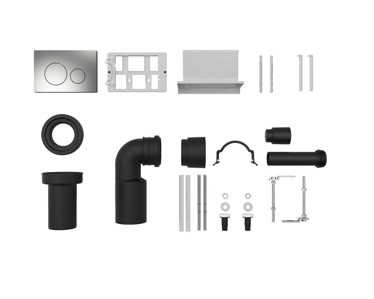 Modern Splash Wall Hung Toilet Blue-W-T-201-S