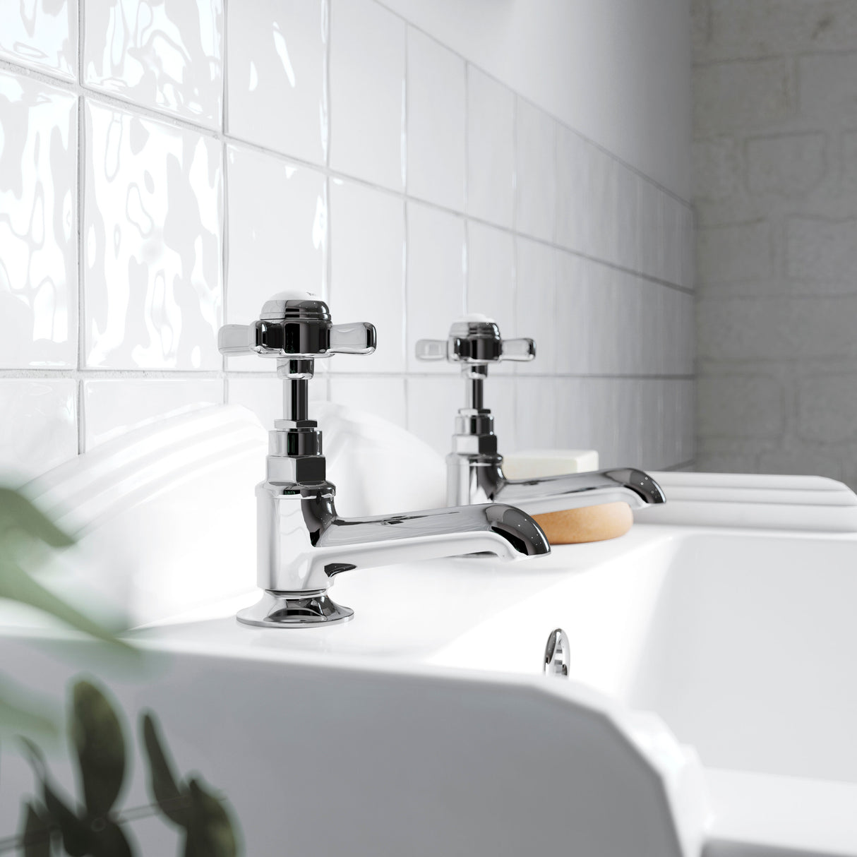 Modern Splash Alderton Chrome Basin Mixer Basin Taps