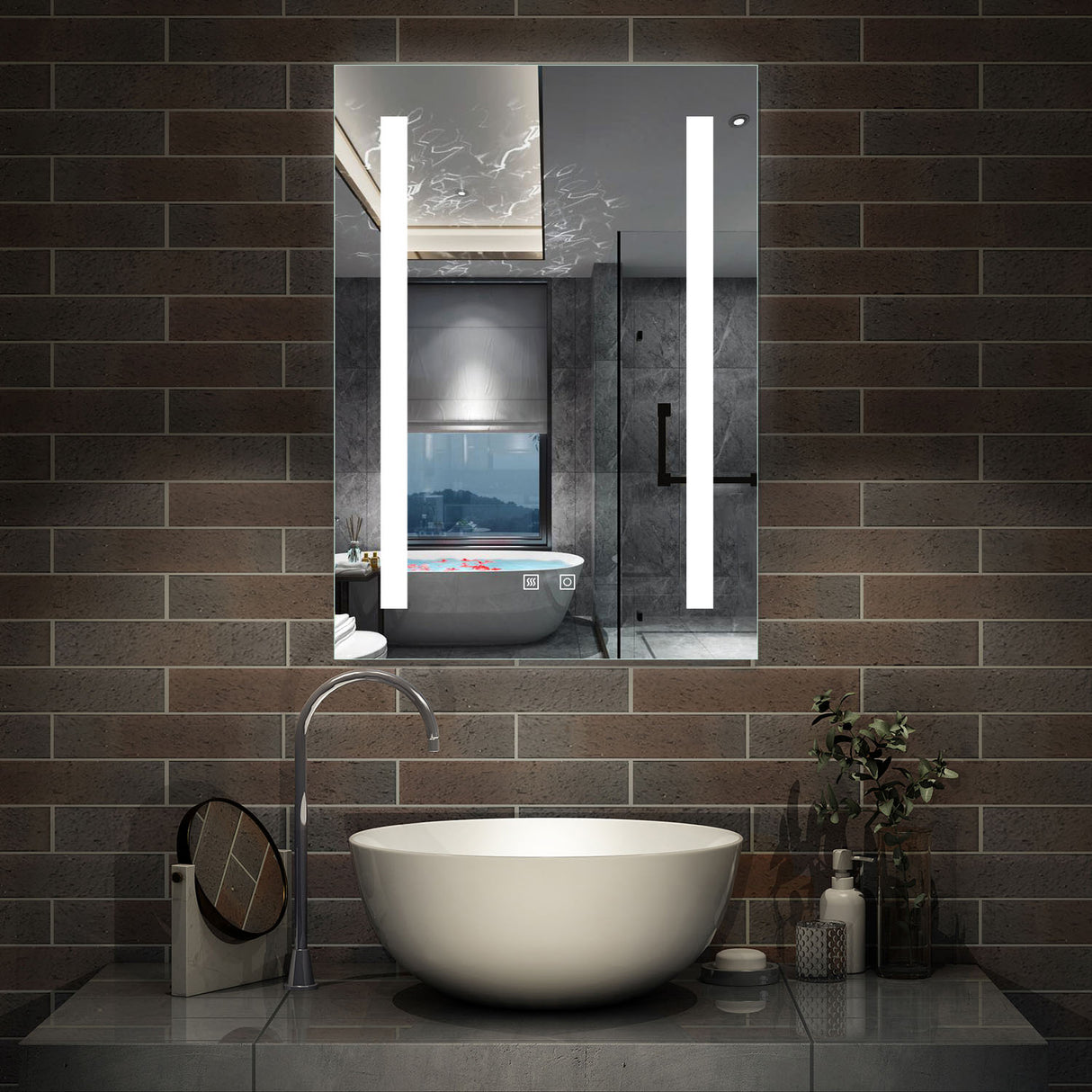 Modern Splash Led Mirror- BM-031