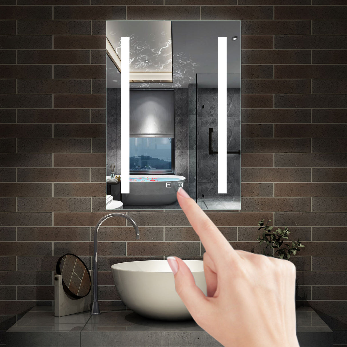 Modern Splash Led Mirror- BM-031