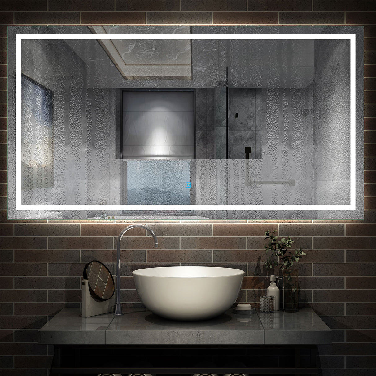 Modern Splash Led Mirror- BM-1314