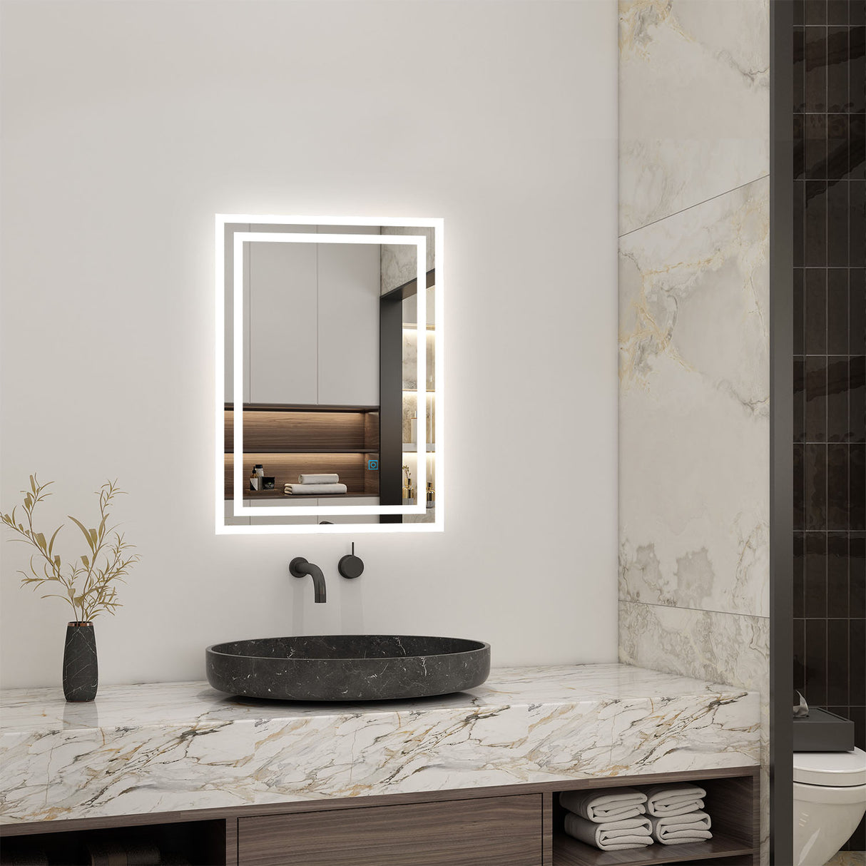 Modern Splash Led Mirror- BM-1402
