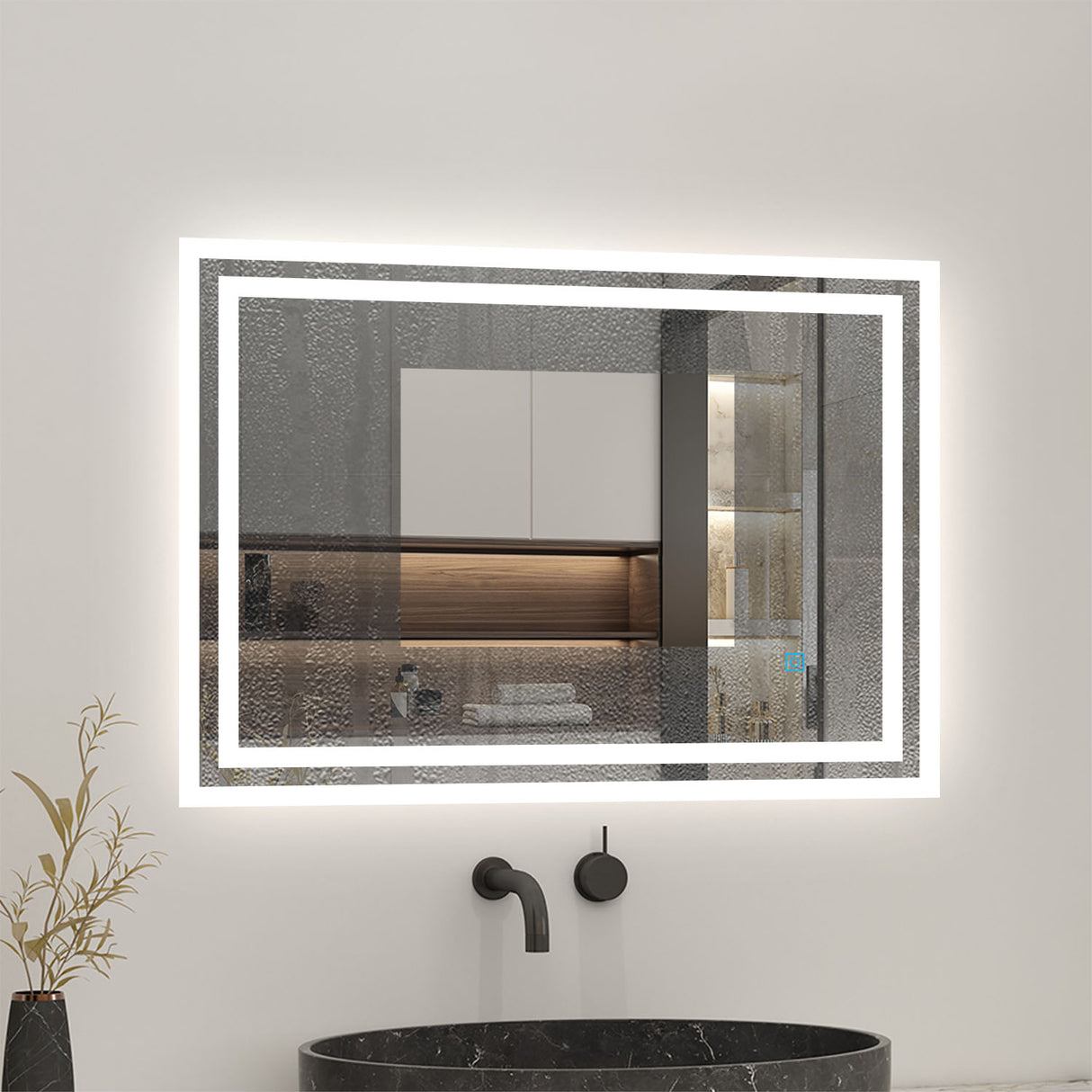 Modern Splash Led Mirror- BM-1403