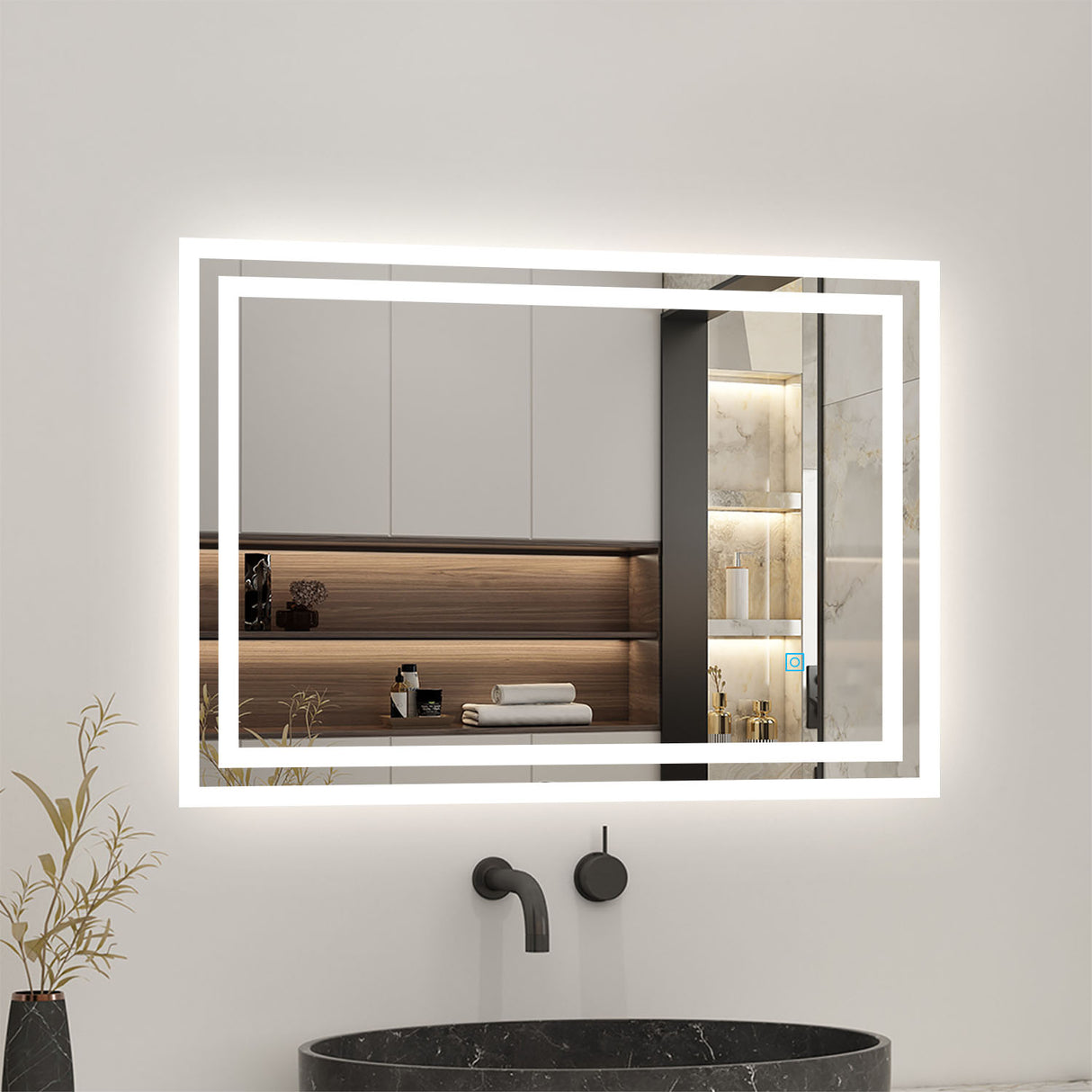 Modern Splash Led Mirror- BM-1403