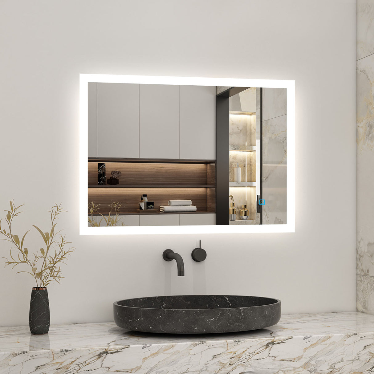 Modern Splash Led Mirror- BM-1503