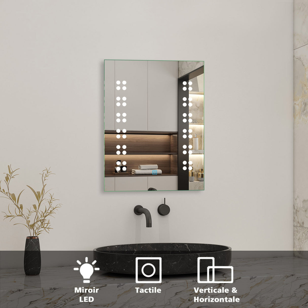 Modern Splash Led Mirror- BM-1602C