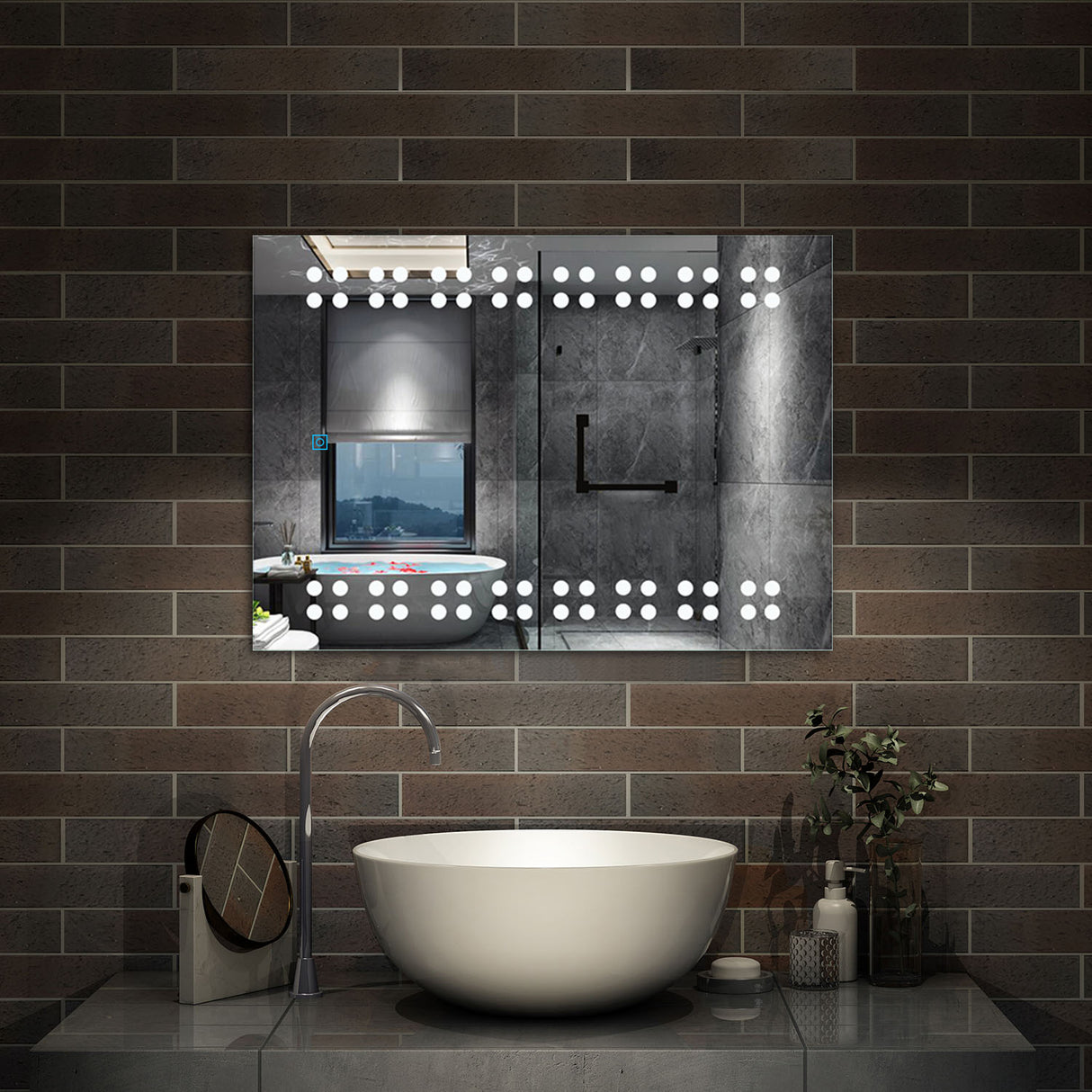 Modern Splash Led Mirror- BM-1603C