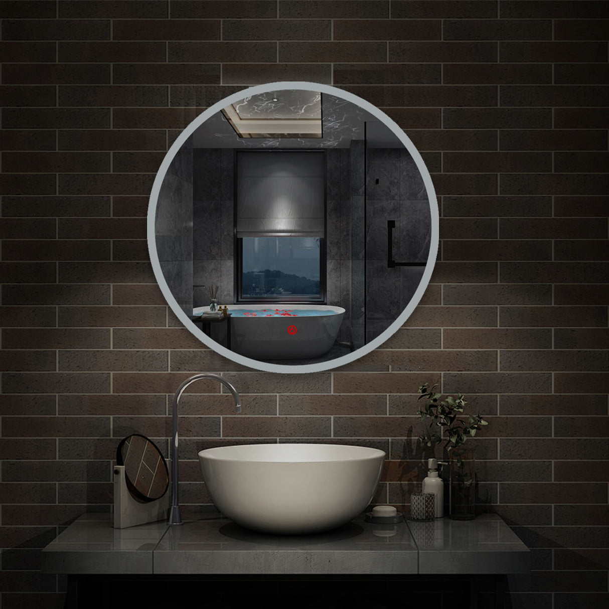 Modern Splash Led Mirror- BM-1701