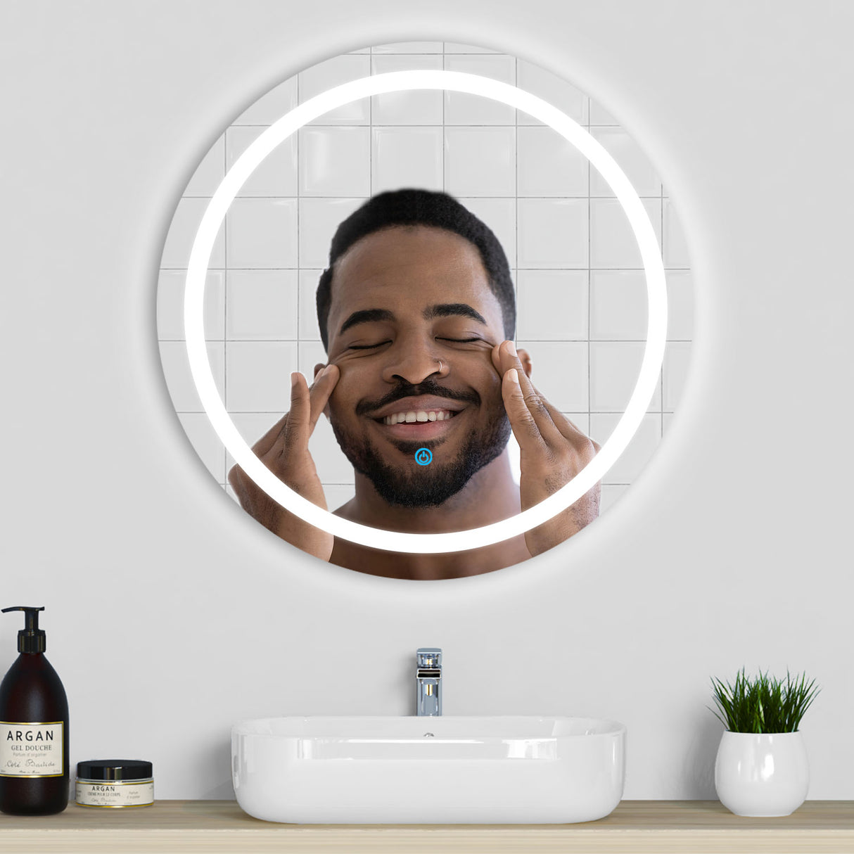 Modern Splash Led Mirror- BM-1703