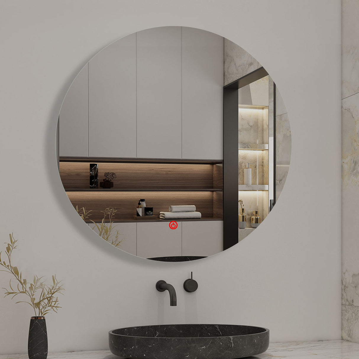 Modern Splash Led Mirror- BM-1901