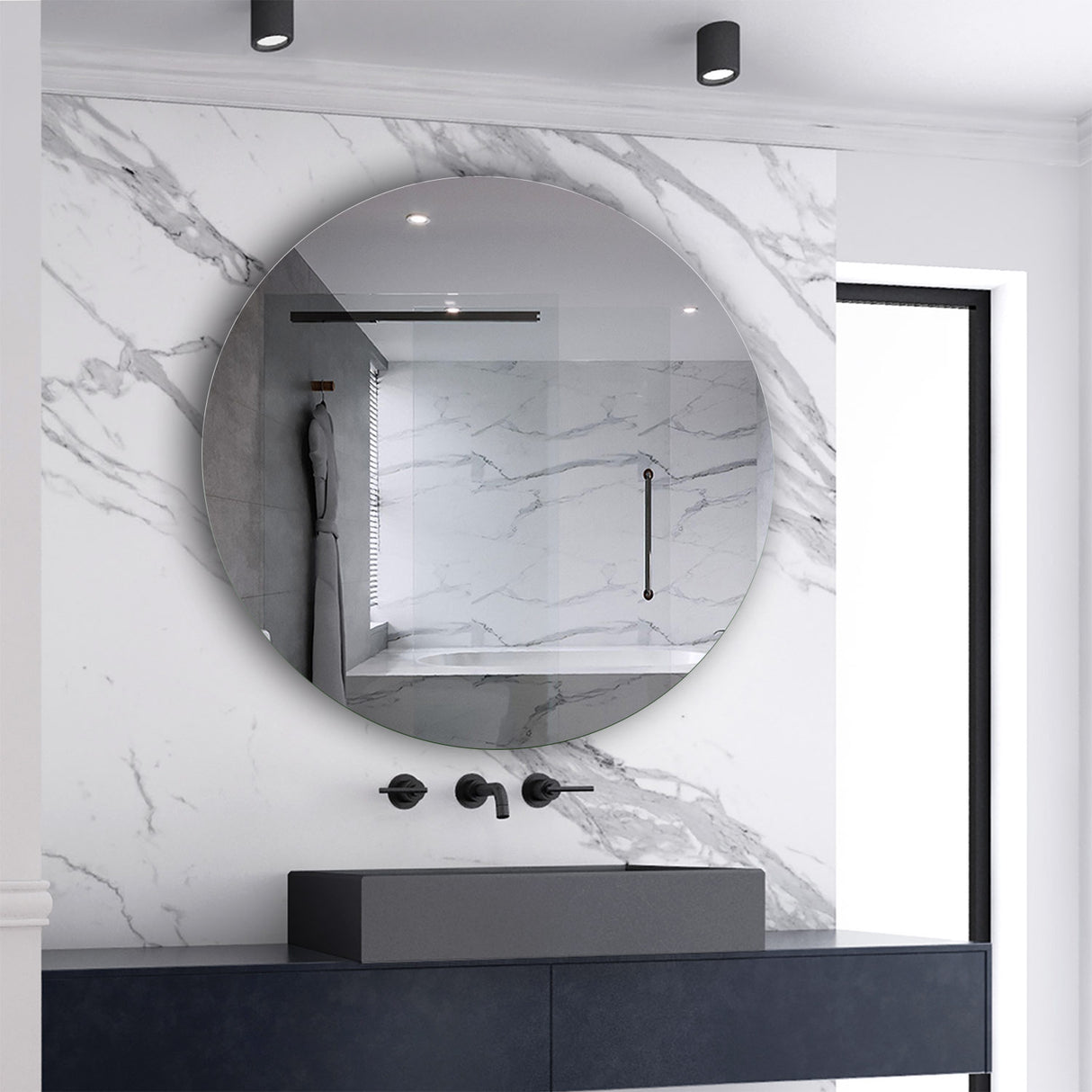 Modern Splash Mirror- BM-707