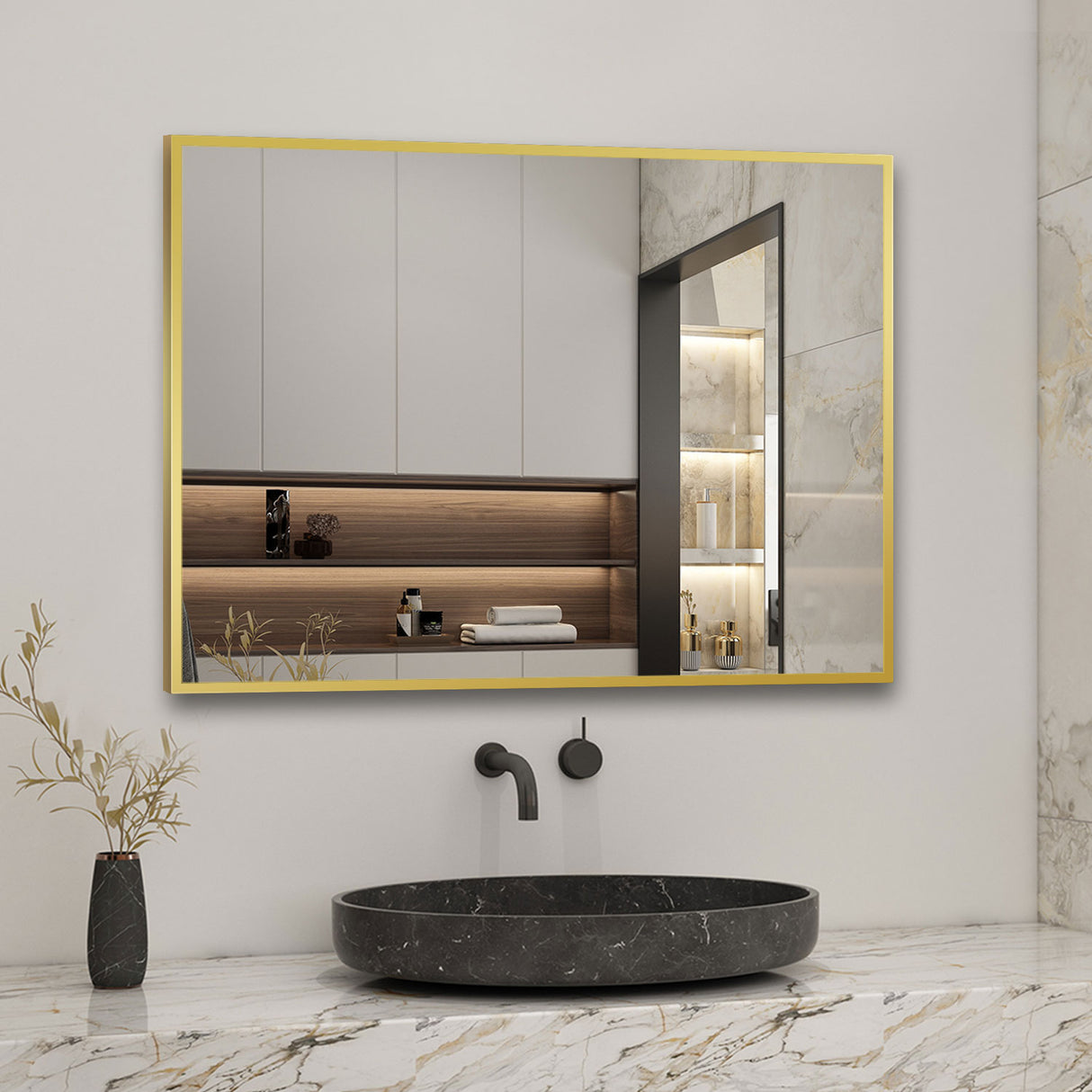 Modern Splash Led Mirror- BM-FK8060H