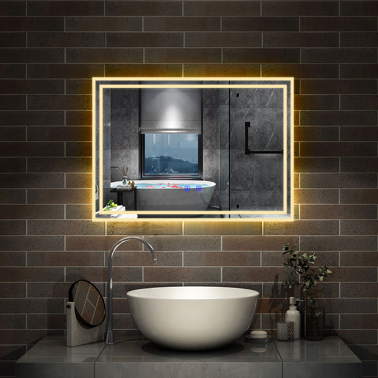 Modern Splash Led Mirror- BM-HD1402BS