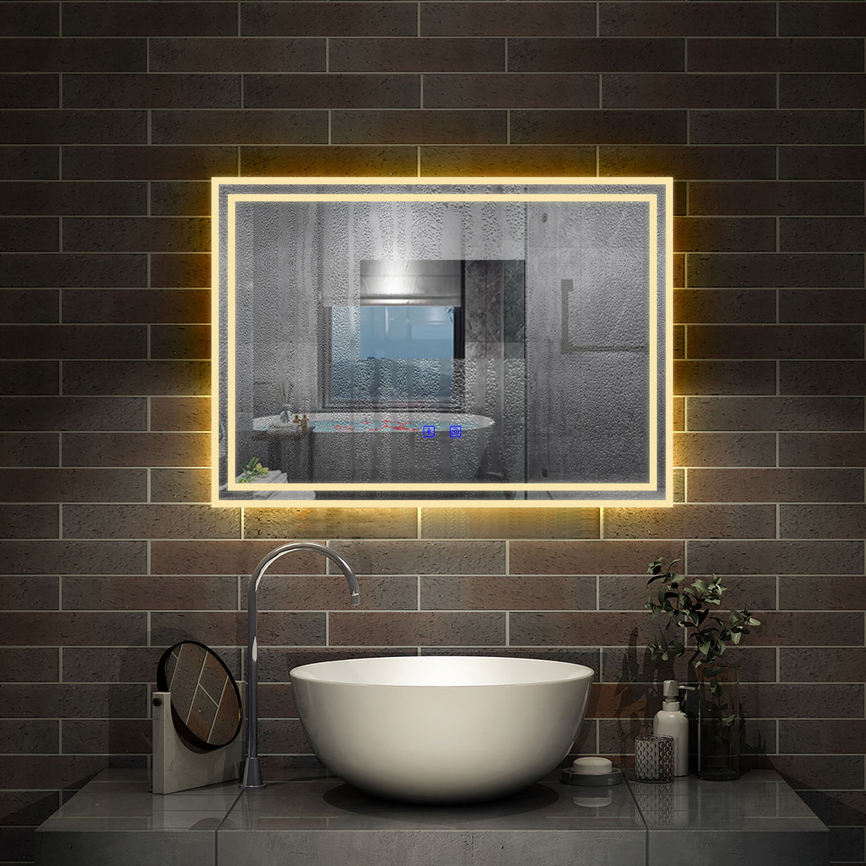 Modern Splash Led Mirror- BM-HD1402BS
