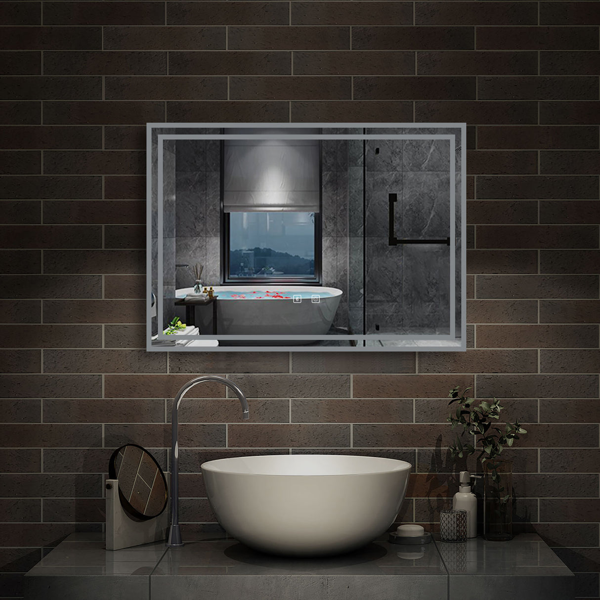 Modern Splash Led Mirror- BM-HD1402BS