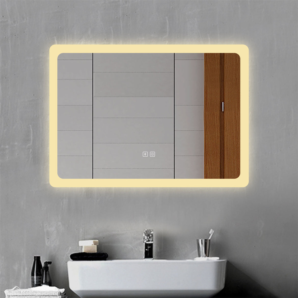 Modern Splash Led Mirror- BM-HD1502BSTX