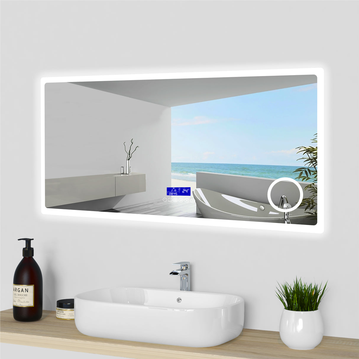 Modern Splash Led Mirror- BM-HD1507BM