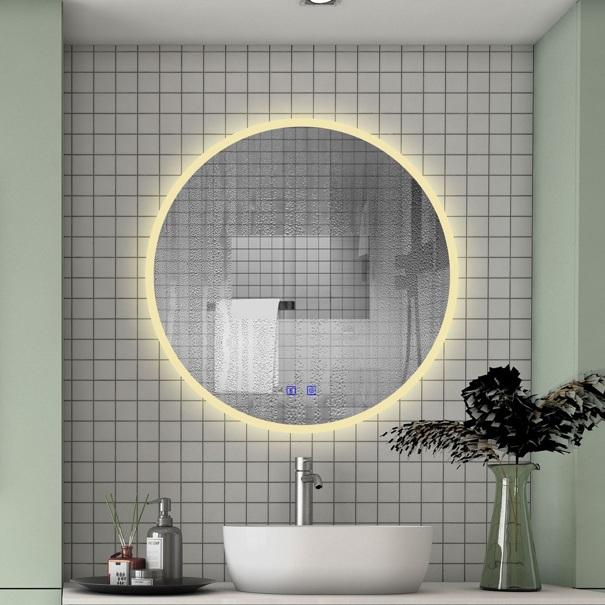 Modern Splash Led Mirror- BM-HD1704BS