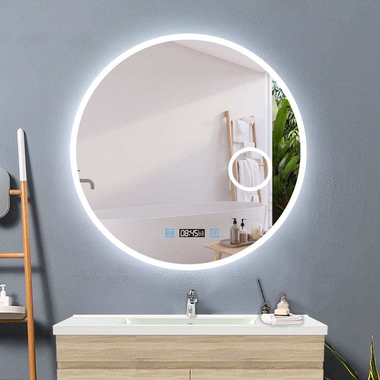 Modern Splash Led Mirror- BM-HDS1701