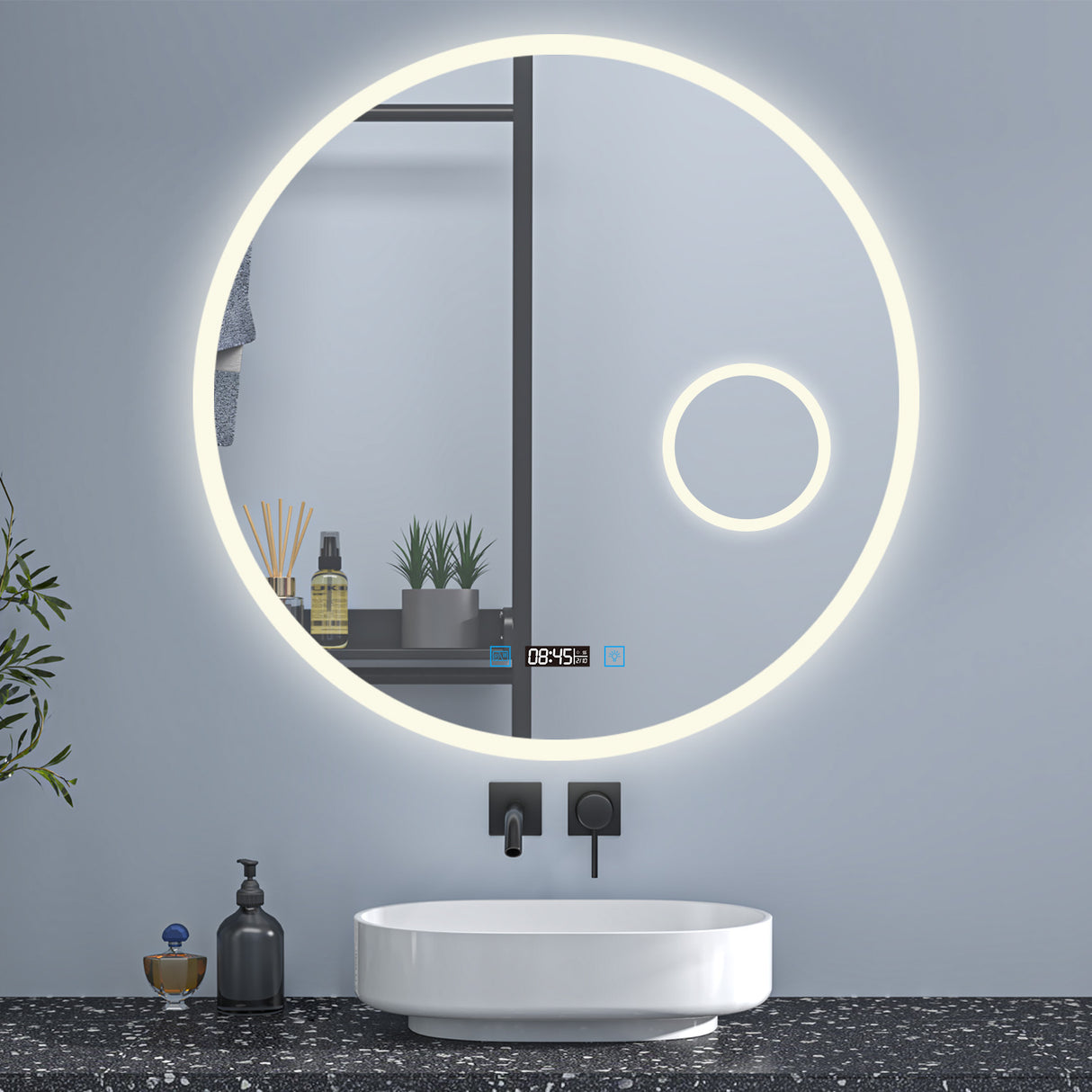 Modern Splash Led Mirror- BM-HDS1704