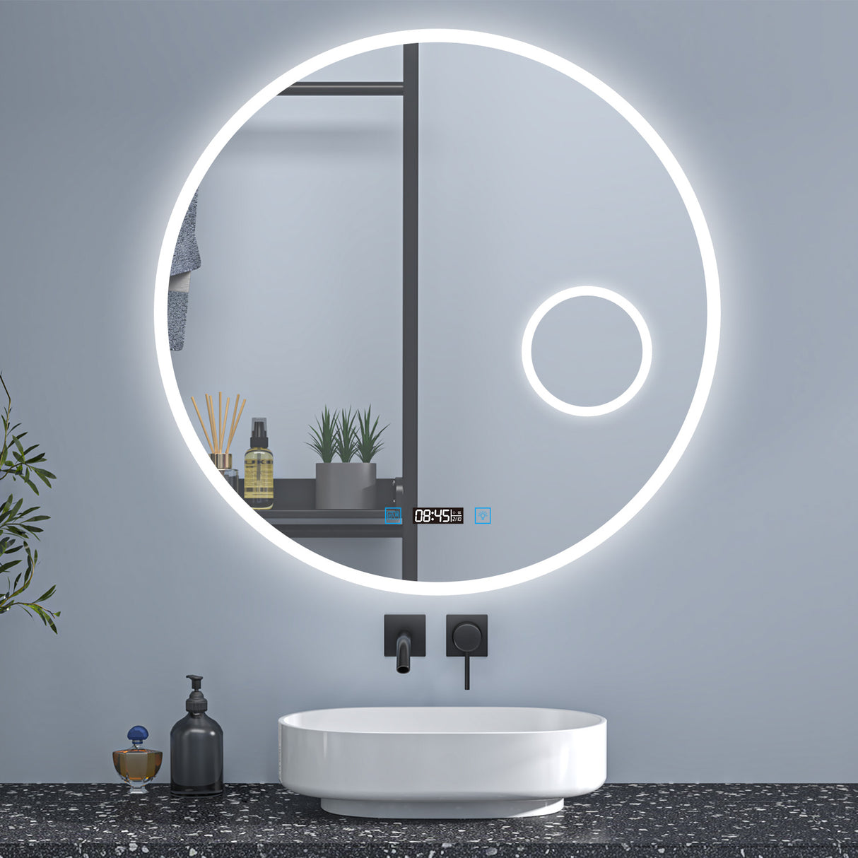 Modern Splash Led Mirror- BM-HDS1706