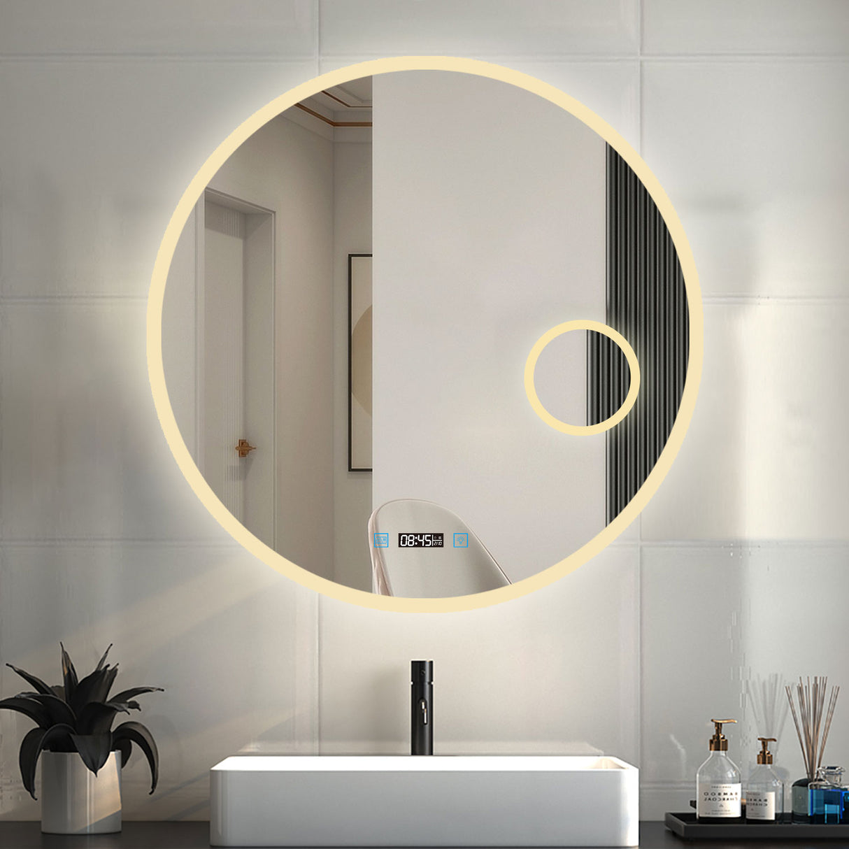 Modern Splash Led Mirror- BM-HDS1705