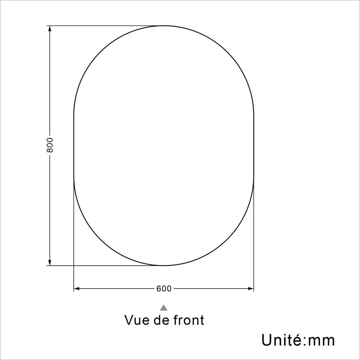 Modern Splash Led Mirror- BM-PD10