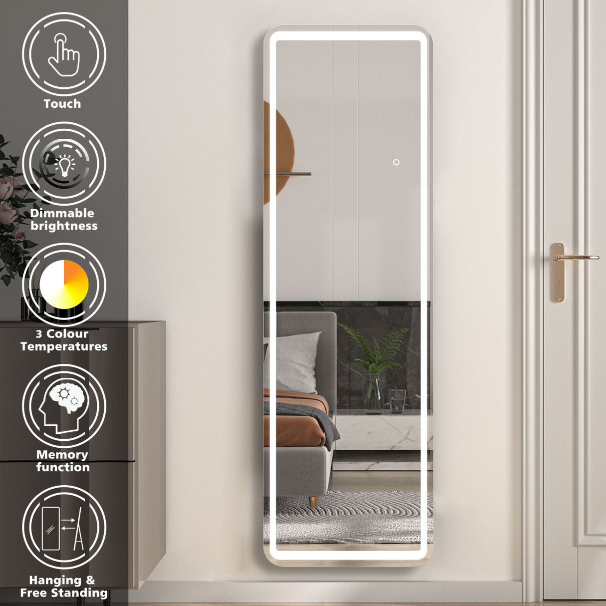 Modern Splash Led Mirror-BM-QS204