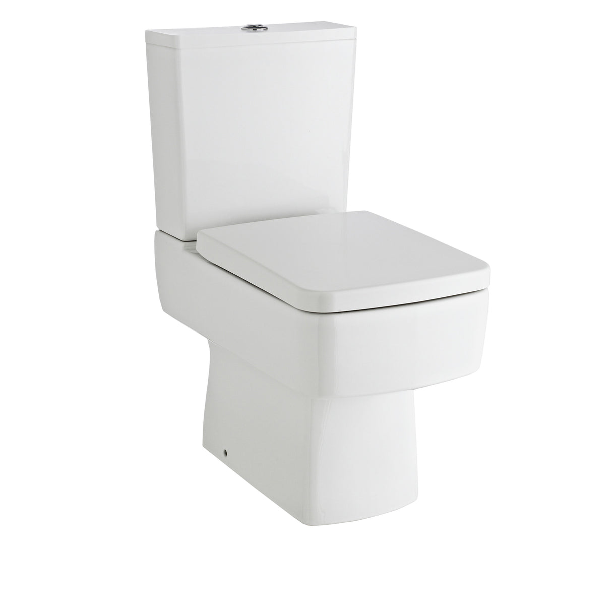 Modern Splash Semi Flush to Wall Square Toilet Pan