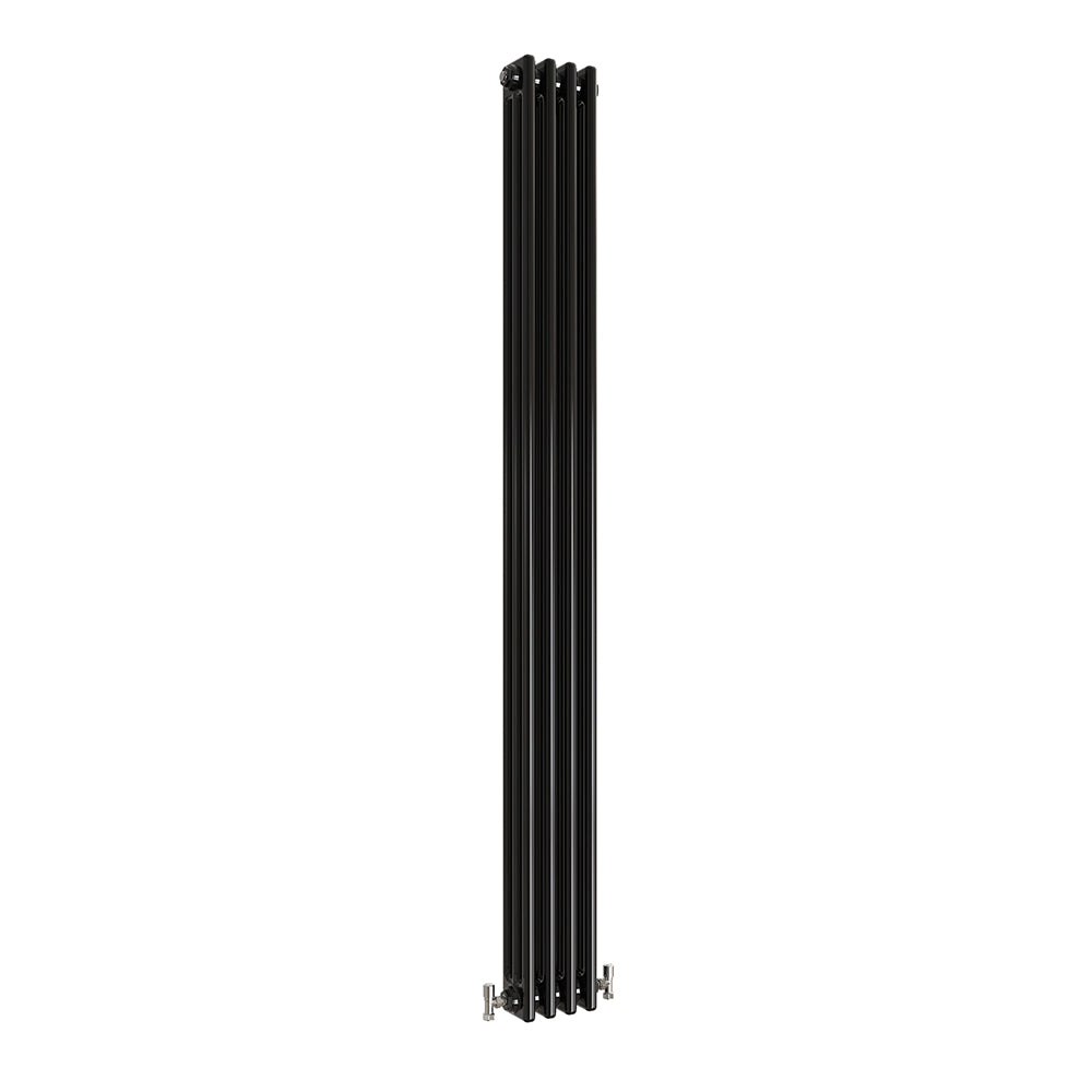 Modern Splash Cast Iron Black Radiator CIR18-4-3K