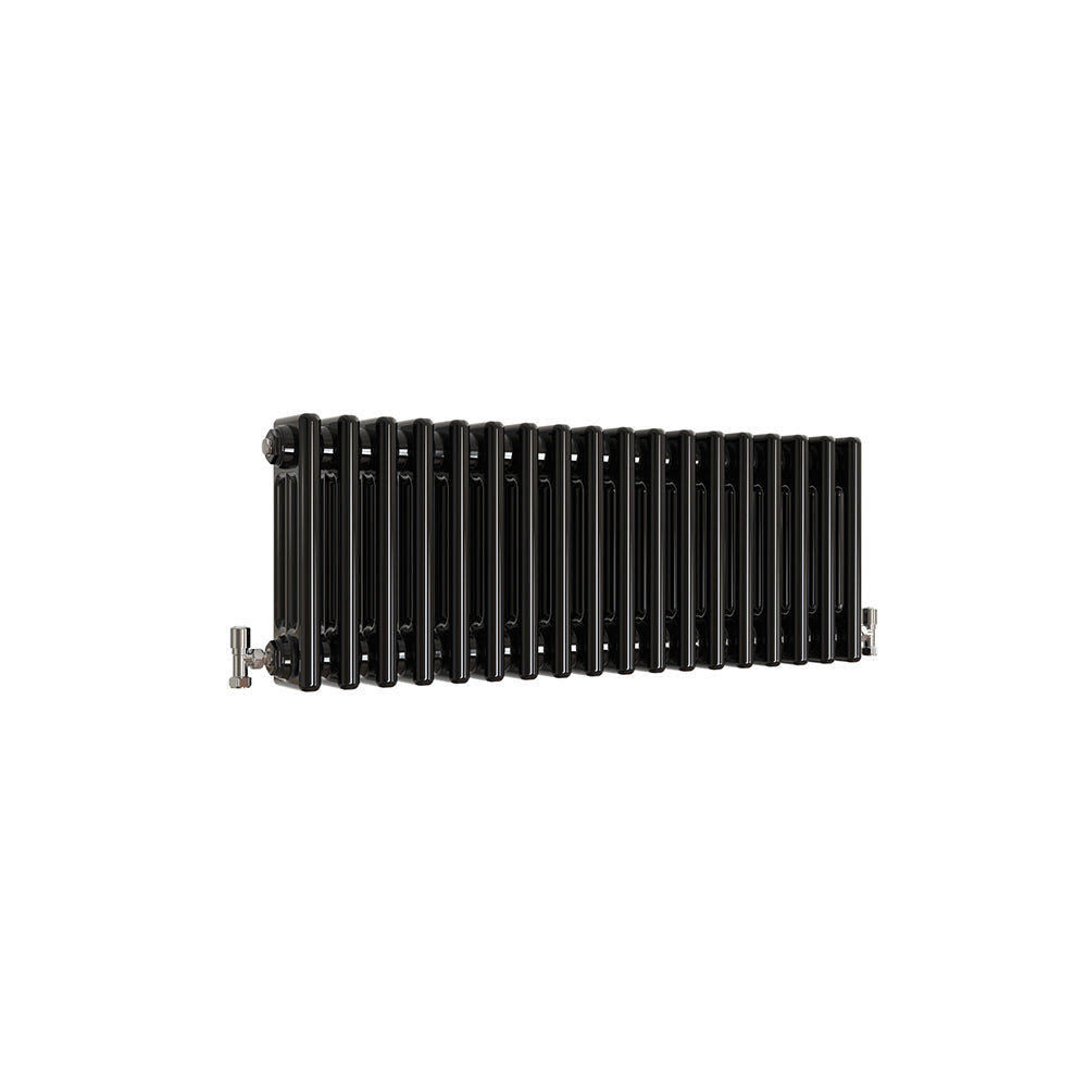 Modern Splash Cast Iron Black Radiator CIR3-18-3K