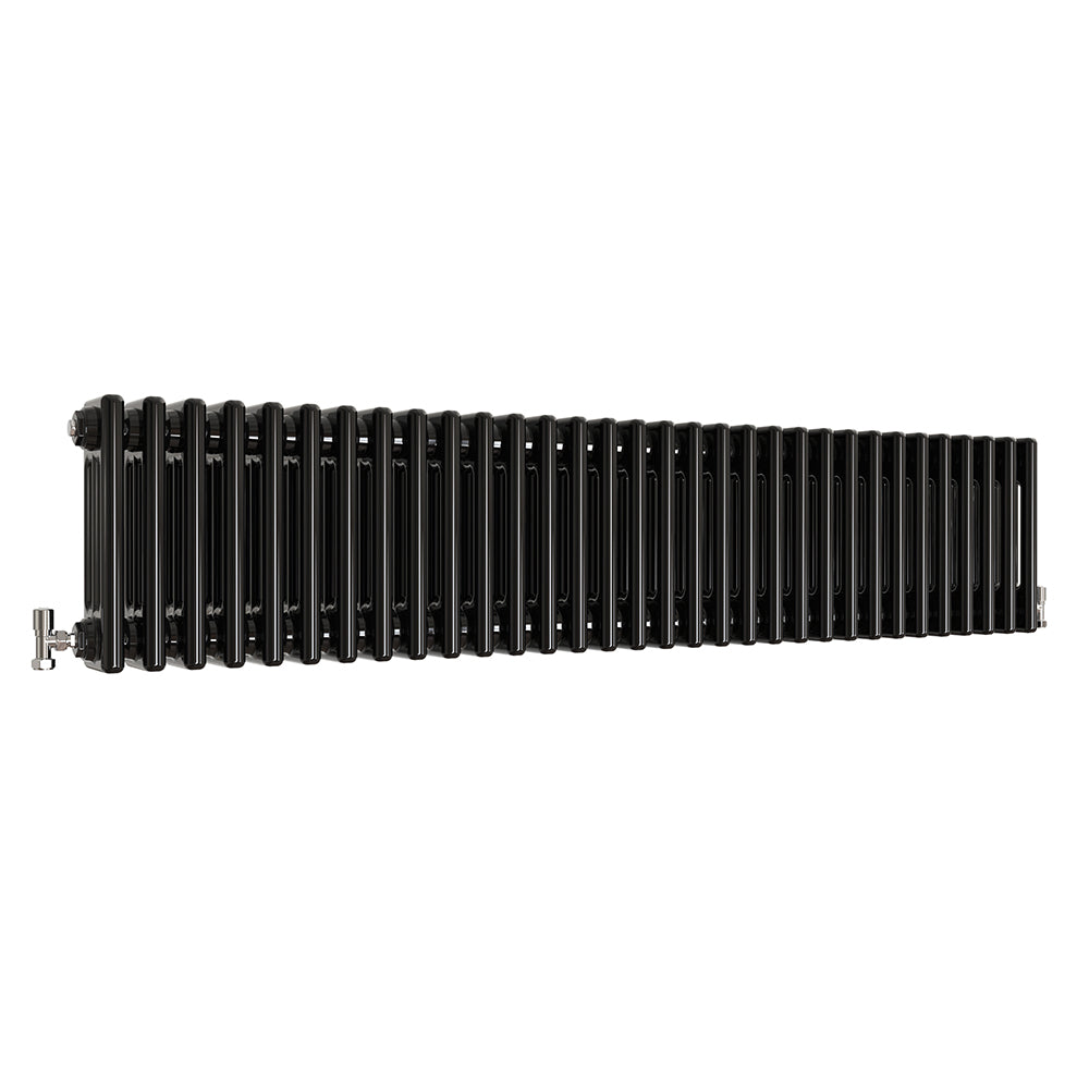 Modern Splash Cast Iron Black Radiator CIR3-32-3K