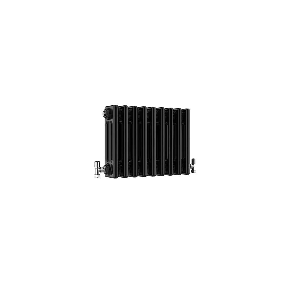 Modern Splash Cast Iron Black Radiator CIR3-9-3K