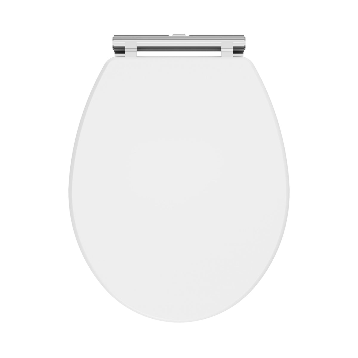 Modern Splash Satin White Round Wooden Soft Close Traditional Toilet Seat With Quick Release Hinge