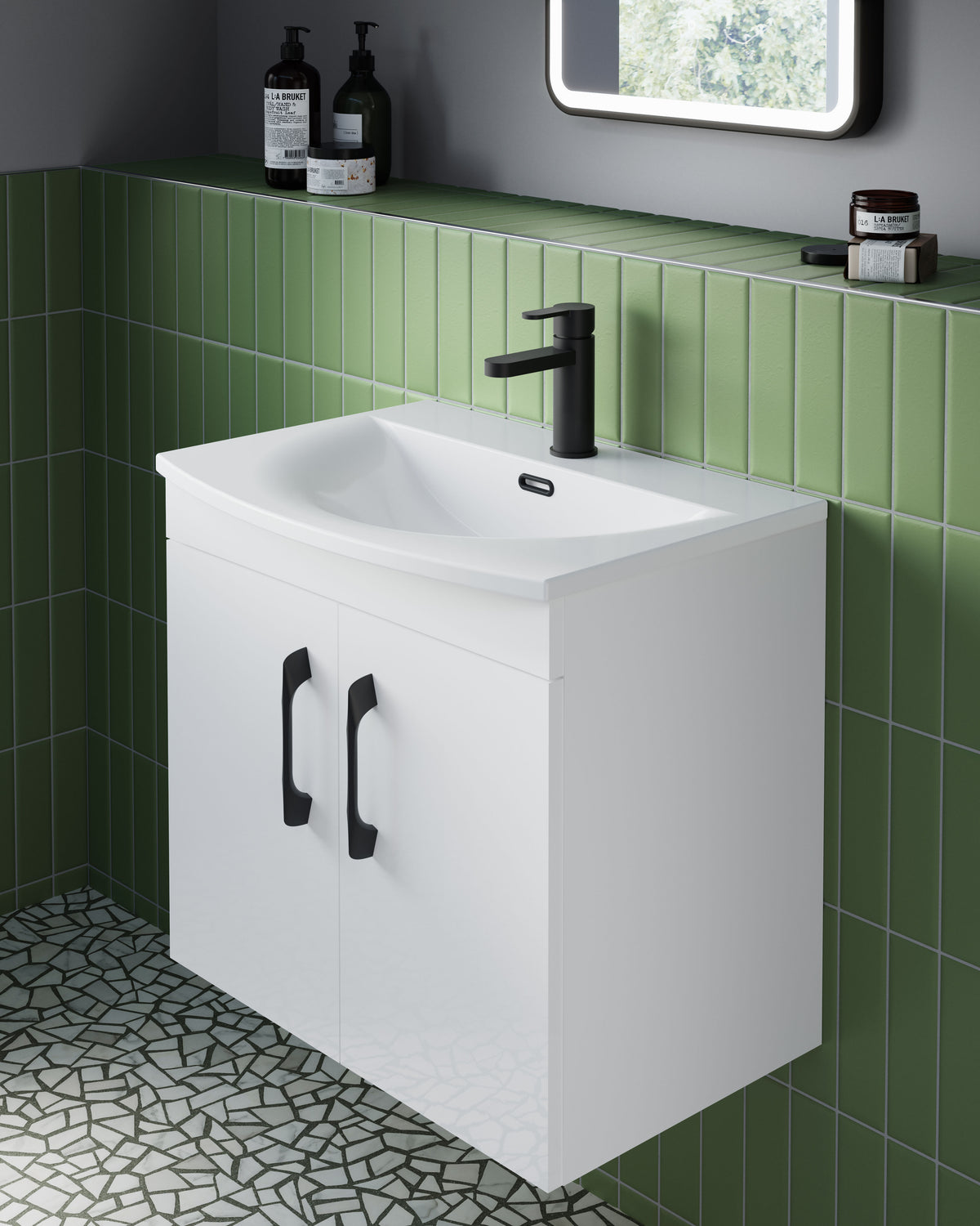 160mm Black D Handle