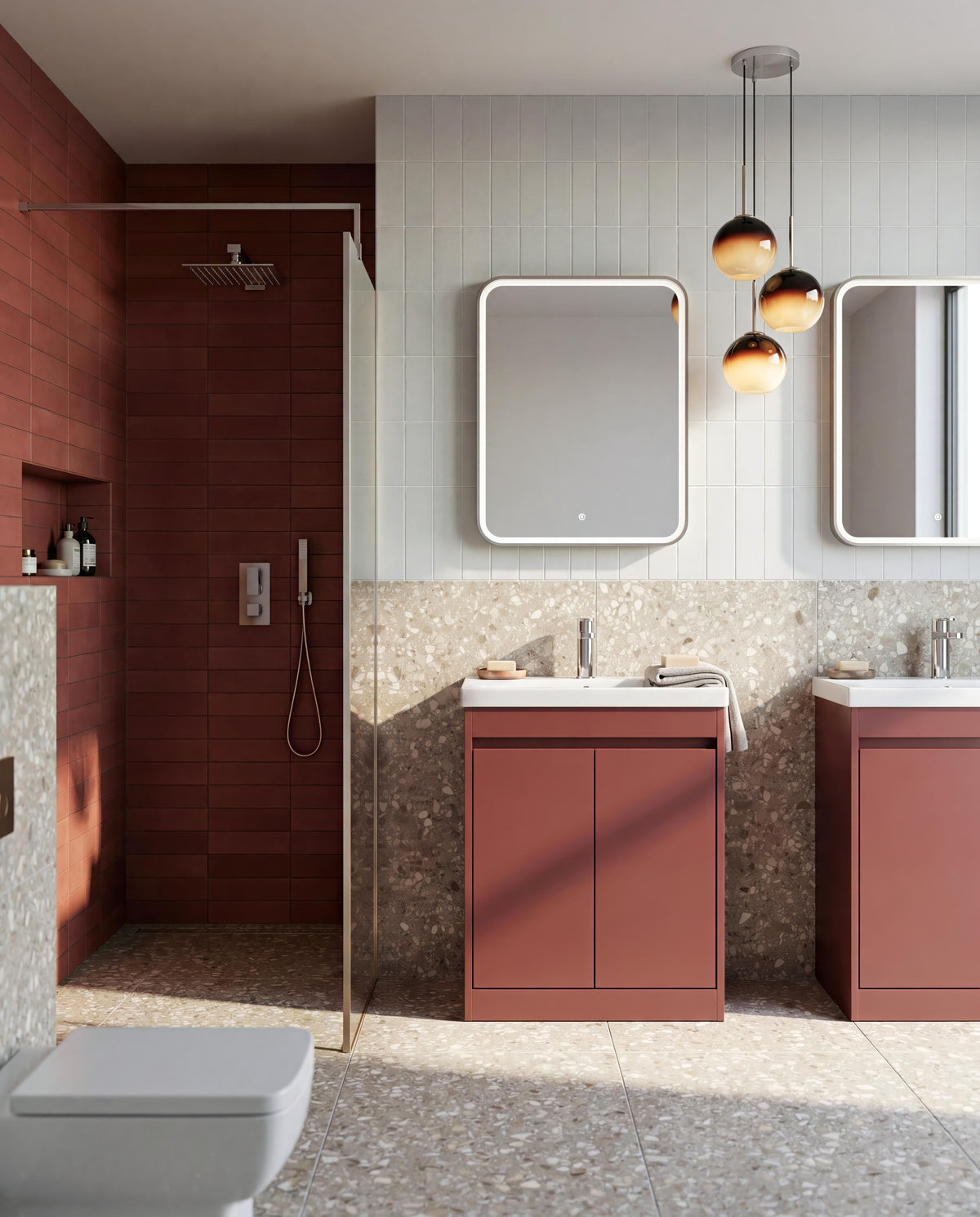 Modern Splash 600mm Soft Linen 2 Door Floor Standing Vanity Unit With Minimilist Basin