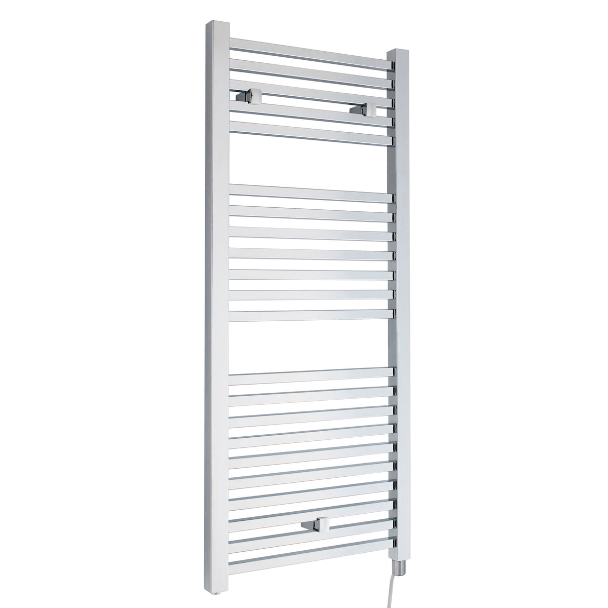 Modern Splash Chrome 1100mm x 500mm Vertical Electric Heated Towel Rail