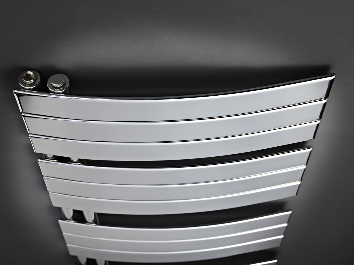 Elgin Chrome 1080mm x 550mm Horizontal Heated Towel Rail
