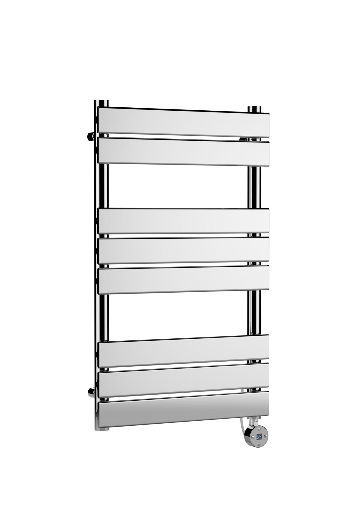 Chrome 840mm x 500mm Vertical Electric Heated Towel Rail